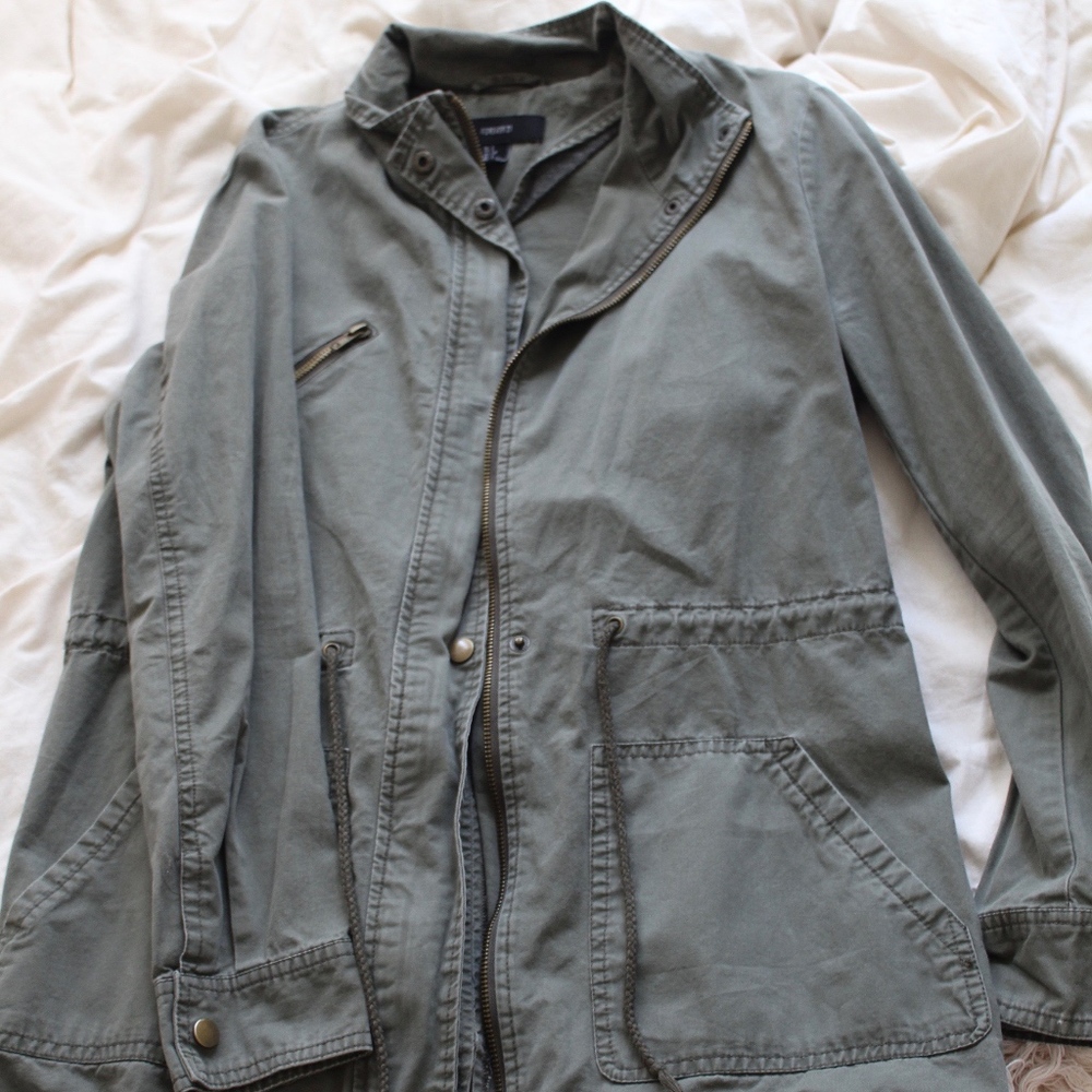 Forever 21 Olive Utility Jacket